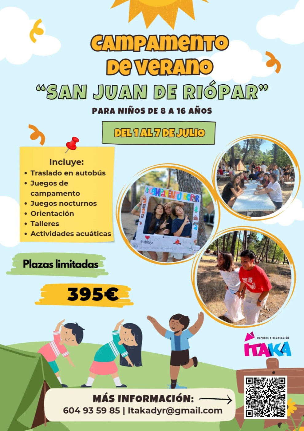 Cartel del campamento San Juan de Riópar 2027