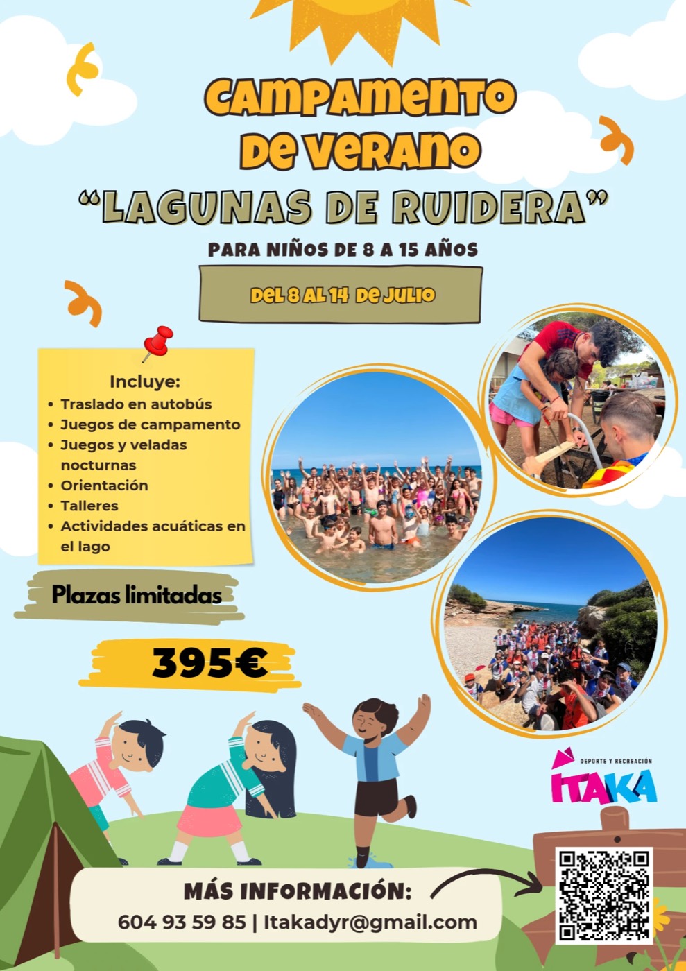 Cartel del campamento Lagunas de Ruidera 2027